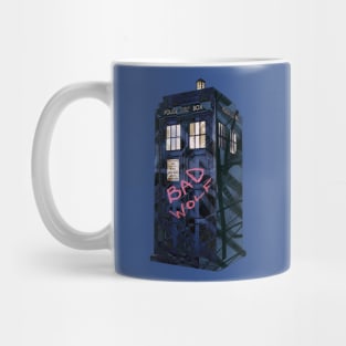 Doctor Who Bad Wolf Tardis Mug